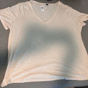 Old Navy off-white luxe t-shirt, size xxl, new with tag